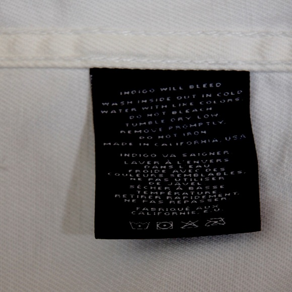 White Denim Distressed Jean Jacket - Picture 5 of 5